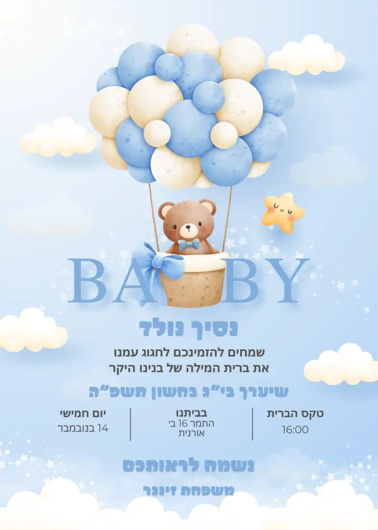 הזמנת יום הולדת